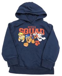 Tmavomodrá mikina s Paw Patrol a kapucí Nickelodeon