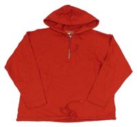 Červená oversize mikina s kapucňou Kids