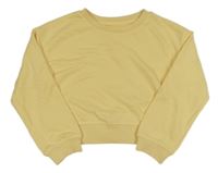 Žltá crop mikina Primark