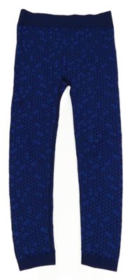 Modré vzorované spodné funkčné nohavice Lupilu