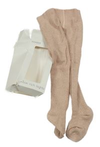 Nové - Světlerůžové třpytivé punčocháče Dunnes