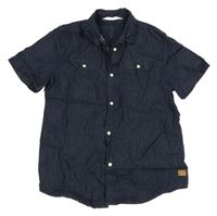 Tmavomodrá košile H&M