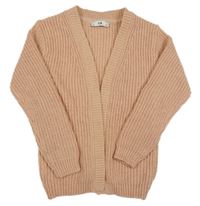 Starorůžový svetrový třpytivý cardigan C&A
