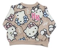 Pudrová oversize mikina s Hello Kitty H&M