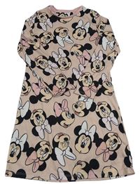 Pudrovo-svetloružová nočná košeľa s Minnie George