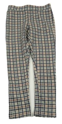 Kostkované úpletové legíny C&A