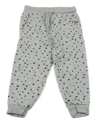 Sivé melírované bodkovaná é tepláky lupilu