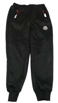 Čierne thermo tepláky s logom Moncler