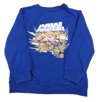 Zafírová mikina s PAW PATROL nickelodeon