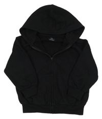 Čierna prepínaci mikina s kapucňou M&S