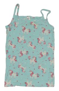 Belasý top s jednorožcami Topolino