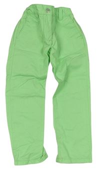 Zelené plátenné chino nohavice Impidimpi