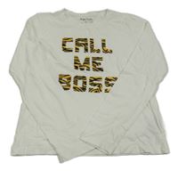 Biele tričko s nápisom A Punto