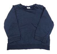 Tmavomodrá mikina H&M