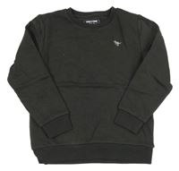 Nové - Antracitová mikina s výšivkou Next