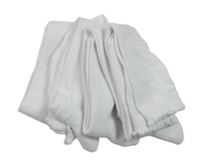 4x bílé podkolenky