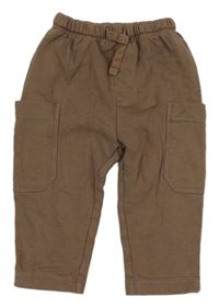 Hnědé tepláky s kapsami Next