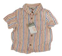 Nové - Bílo-barevná pruhovaná košile Primark