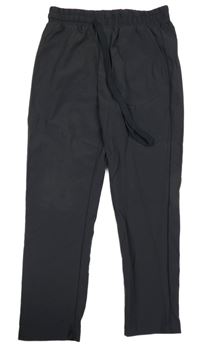 Antracitové šušťákové chino nohavice