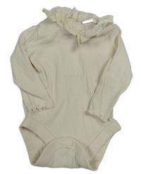 Smotanové rebrované body s madeirou F&F
