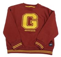 Vínová mikina s písmenem - Harry Potter zn. H&M