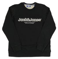 Černá mikina s logem Jack & Jones