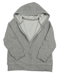 Sivá melírovaná prepínaci mikina s kapucňou George