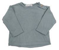 Sivé úpletové tričko Zara