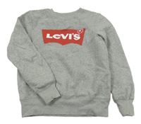 Šedá melírovaná mikina s logem Levi´s