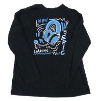 Čierne tričko so sluchátky George