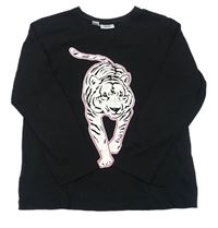 Čierne tričko s tigrom BPC