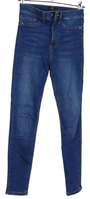 Dámské modré skinny rifle F&F