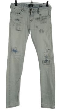 Pánské šedé rifle s prošoupáním Scotch&Soda vel. 31/34