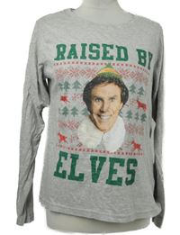 Dámske sivé tričko s Elfem