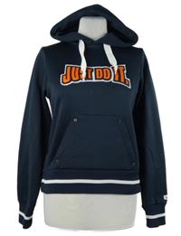 Dámská tmavomodrá mikina s nápisem a kapucí Nike