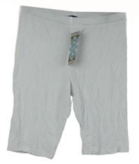 Nové - Dámske biele elastické kraťasy Boohoo