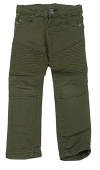 Khaki teplákové slim rifle Dopodopo