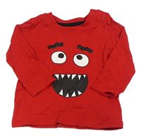 Červené triko s příšerkou Primark