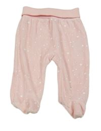 Světlerůžové sametové polodpuky s hviezdičkami so cute