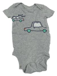 Šedé melírované body s auty Carter's