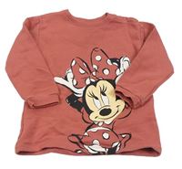 Ružová mikina s Minnie zn. Disney