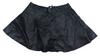 Čierna koženková sukňa H&M