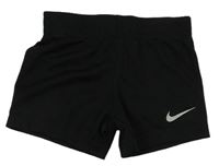 Čierne športové kraťasy Nike