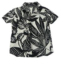 Černo-bílá vzorovaná košile Primark 
