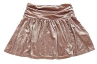 Staroružová zamatová sukňa Zara