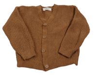 Skořicový žinylkový sveter H&M