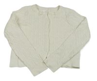 Smotanový copánkový prepínaci sveter Primark