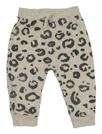 Béžovošedé leopardí tepláky George