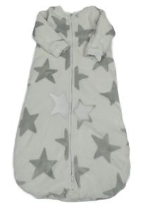 Bílý chlupatý podšitý spací pytel s hvězdičkami Next