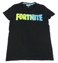 Černé tričko - Fortnite